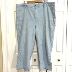 Madewell Emmet wide leg cropped pants
